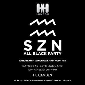 Aquarius SZN - All Black Party