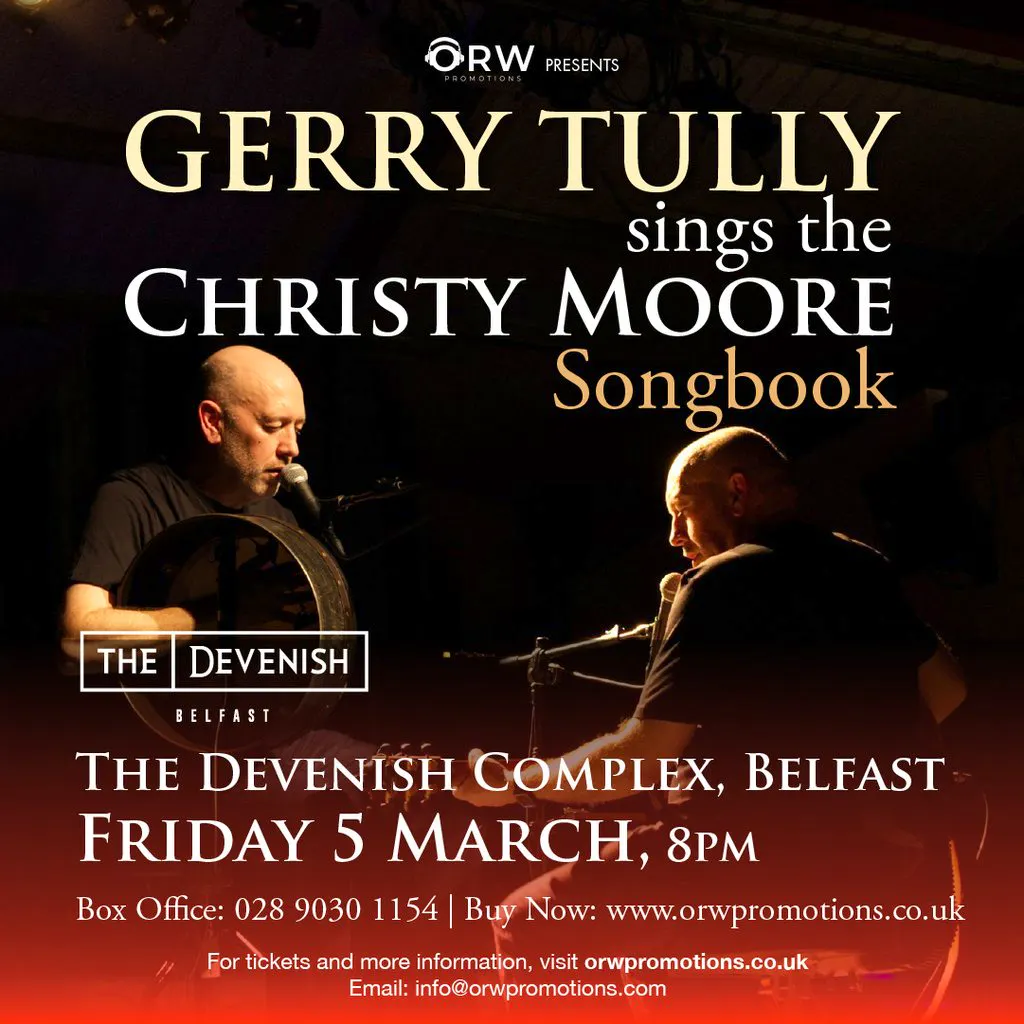 Gerry Tully Sings the Christy Moore Songbook - Belfast at The Devenish Complex