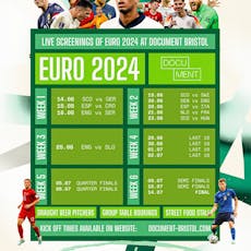 EURO 2024: Quarter Finals at DOCUMENT Bristol