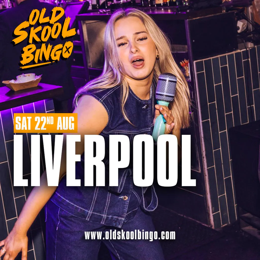 Old Skool Bingo Sat 22nd August Liverpool at Deluca's