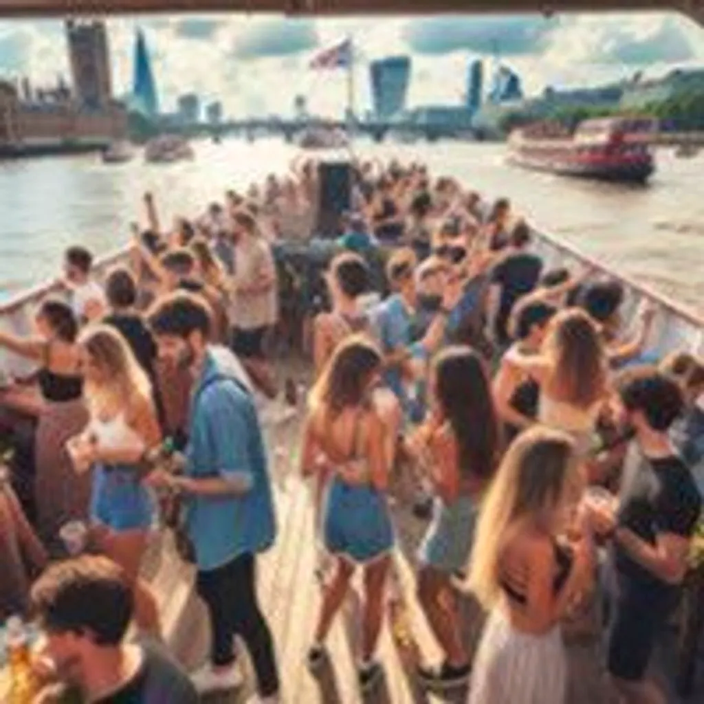 Party Party London boat party + free after party £10 flash sale at Crown Pier