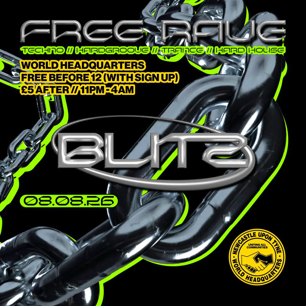 BLITZ - Techno/Hardgroove/Trance/Hard Dance - FREE RAVE at World Headquarters