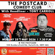 Tony Carroll @ The PostCard Holmfirth at The Postcard Inn Holmfirth