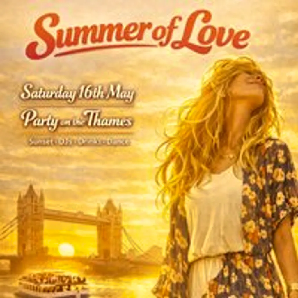 Summer of Love - London Boat party and free afterparty at Crown Pier