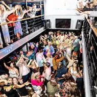 BACK IN TIME Summer Boat Party at Blackfriars Pier Victoria Embankment