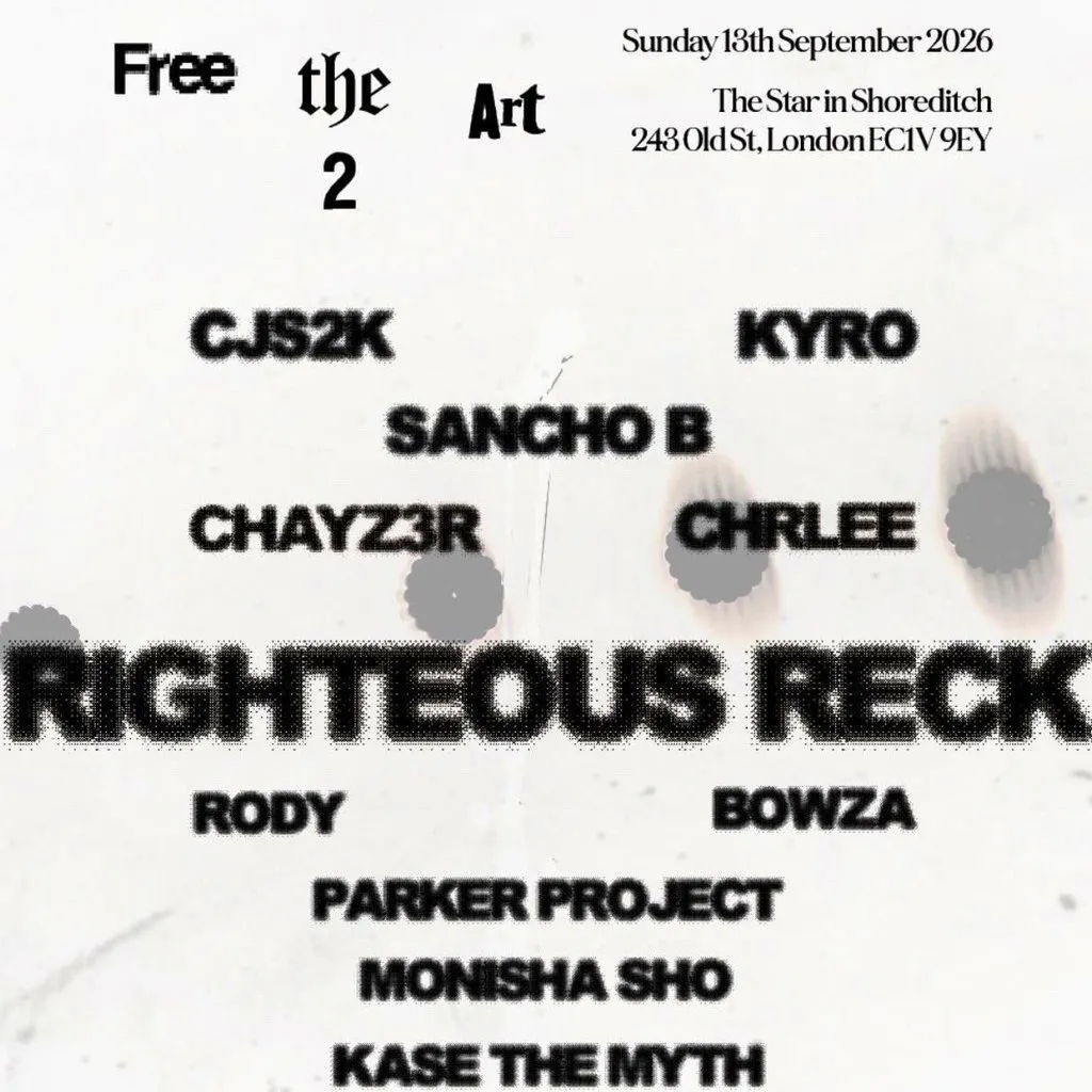 Valley Events: FREE THE ART at The Star Shoreditch