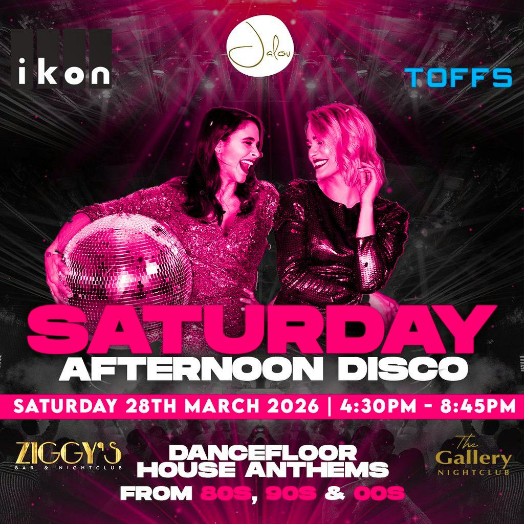 Saturday Afternoon Disco - Strictly Over 30's! at Jalou