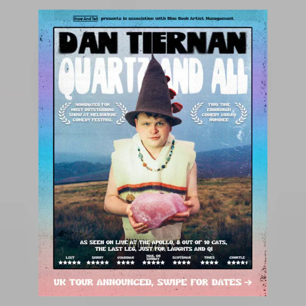 Dan Tiernan New Stand up Comedy Tour at Southampton, The Attic