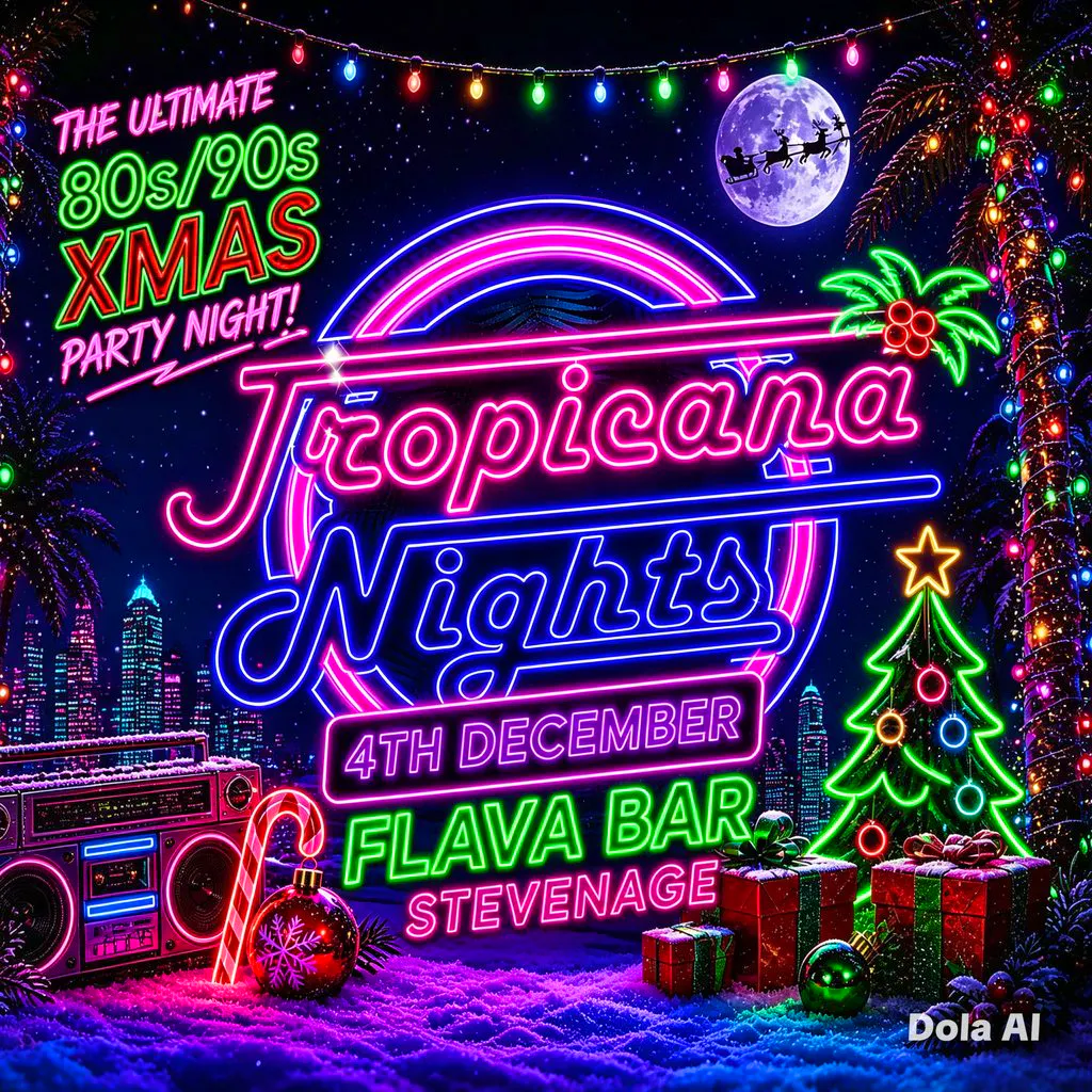 The Ultimate 80's v 90's Xmas Party Night - Stevenage at FLAVA (Stevenage) 