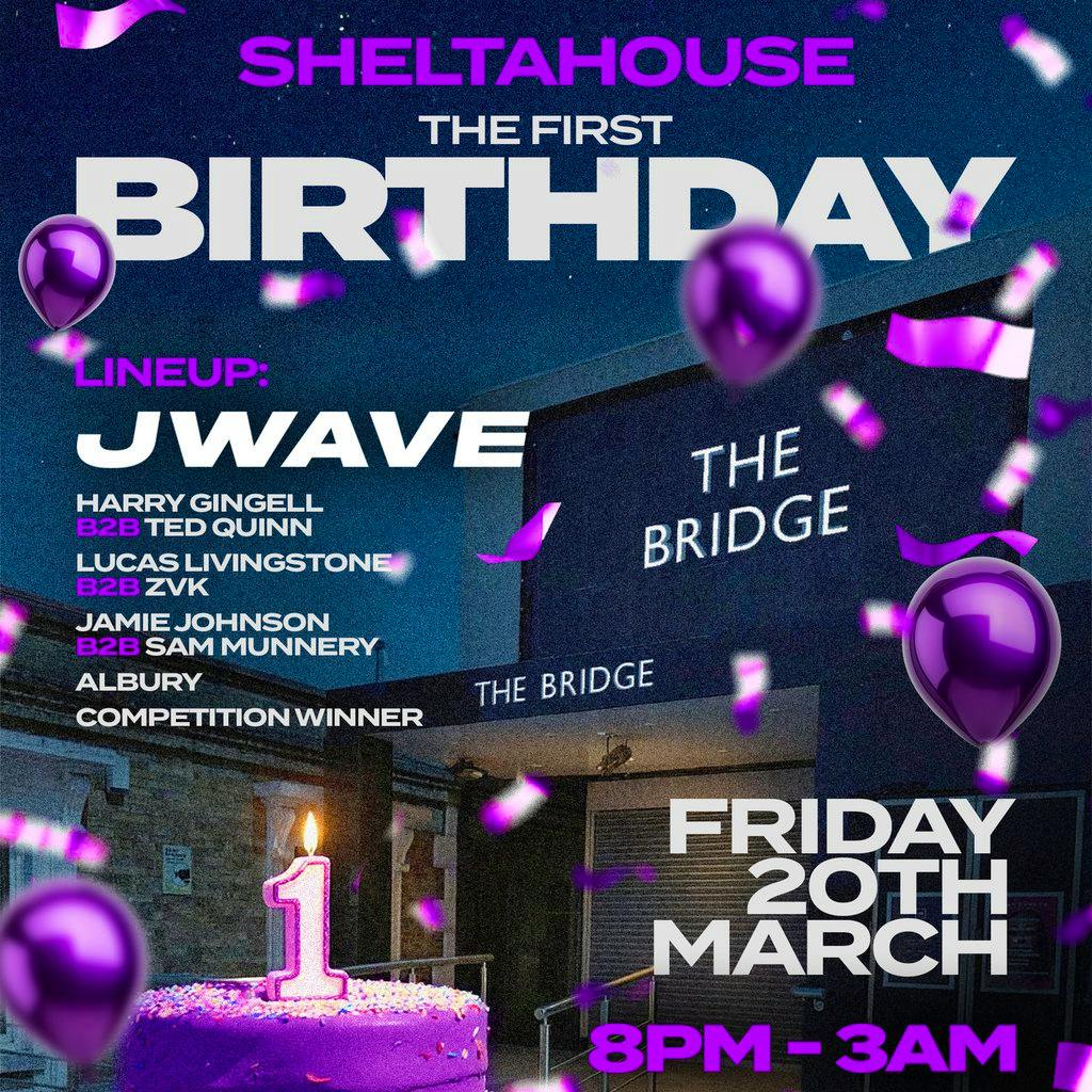 Sheltahouse - The First Birthday at Bridgebar Beckenham