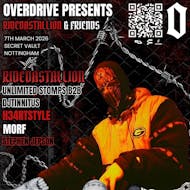 Overdrive Presents - RIDEDASTALLION and Friends at The Secret Vault