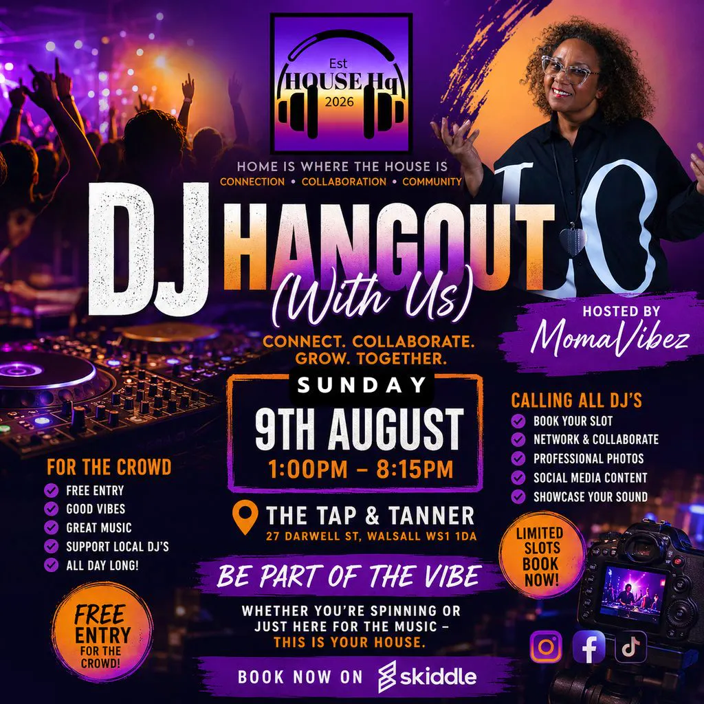 House Hq DJ Hangout (with us) at The Tap And Tanner Walsall