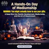 A Hands-On Day of Mediumship at Admaston Village Hall