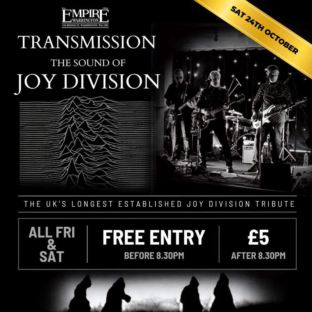 Joy Division Tribute at Empire Warrington