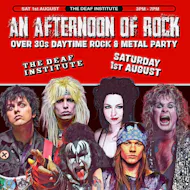 An Afternoon of Rock: MANCHESTER (Over 30s Rock/Metal) 3pm-7pm at The Deaf Institute