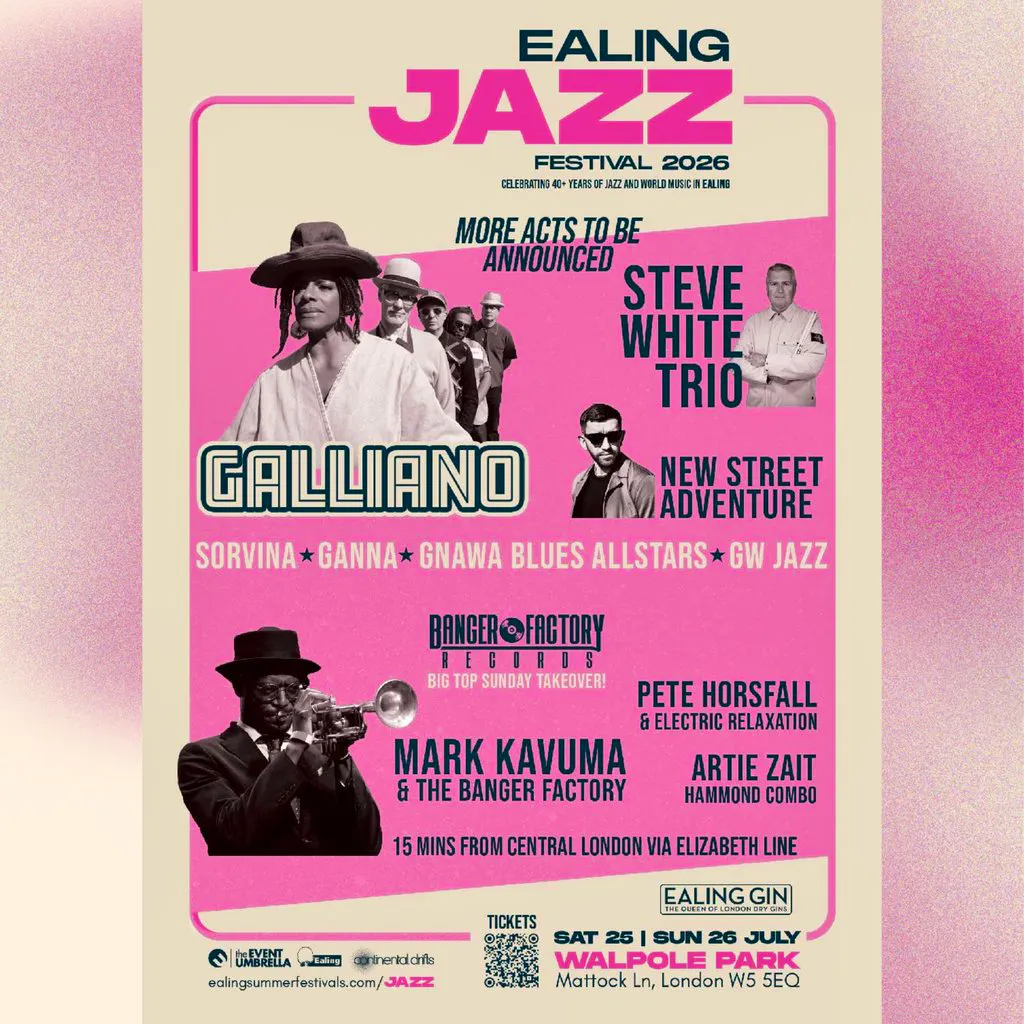 Ealing Jazz Festival 2026 at Walpole Park