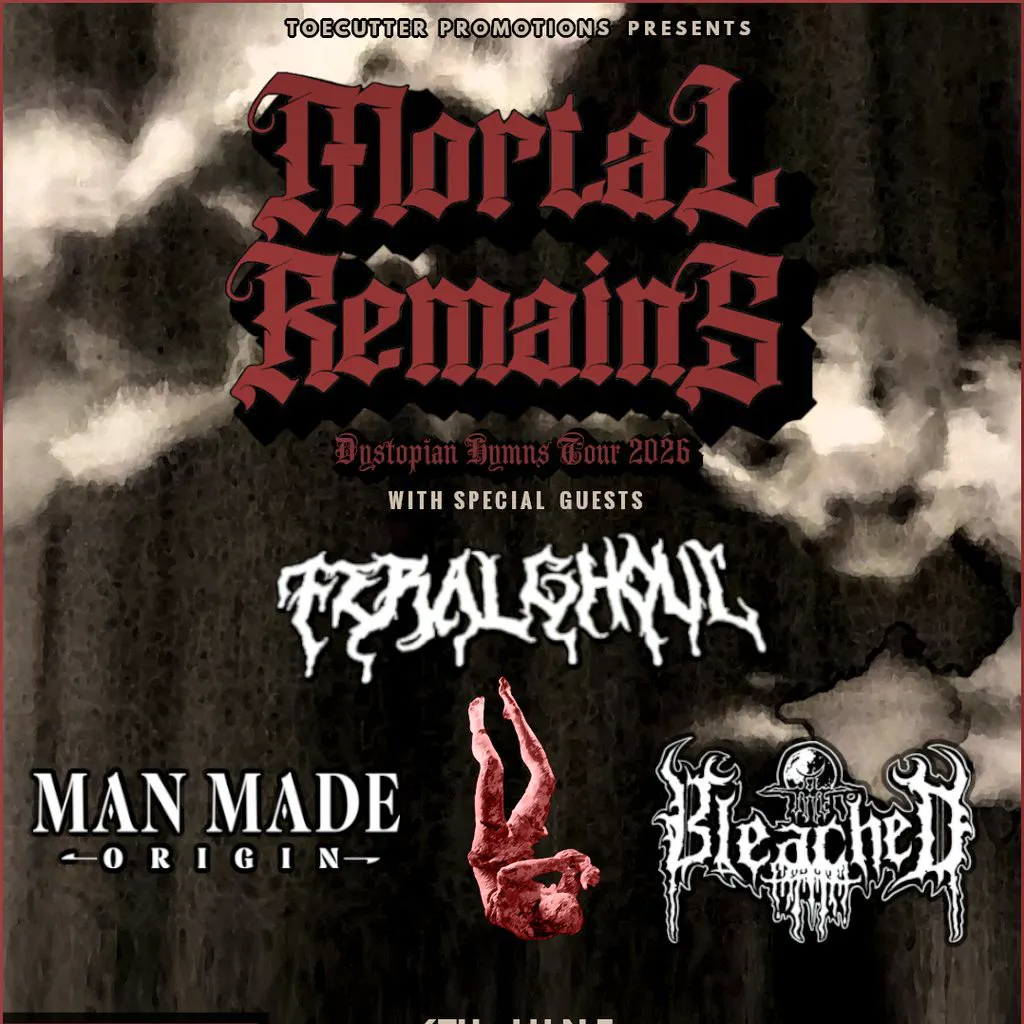 Mortal Remains - Feral Ghoul - Man Made Origin - The Bleached at HIDDEN Dundee