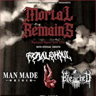Mortal Remains - Feral Ghoul - Man Made Origin - The Bleached at HIDDEN Dundee