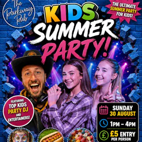 Bank Holiday Sunday Kids Summer Party