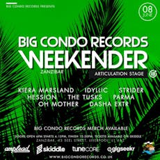 Big Condo Records Weekender Articulation Stage at The Zanzibar