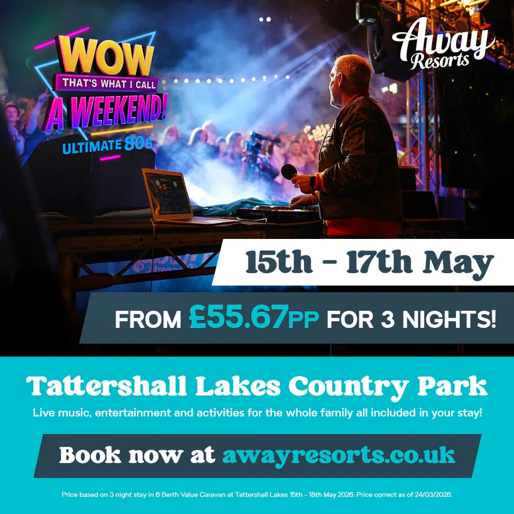 WOW That's What I Call A Weekend! Ultimate 80's at Tattershall Lakes Country Park Lincolnshire