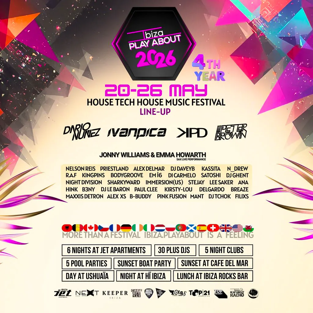 Ibiza.PlayAbout 2026 House Music Festival at Ibiza Jet Apartments