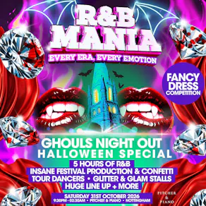 RNB MANIA| Nottingham's Halloween R&B Party!