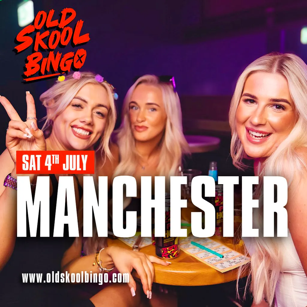 Old Skool Bingo Sat 4th July Manchester at Impossible Manchester