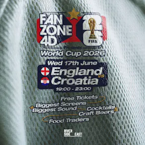 FANZONE4D x Riverside East: England v Croatia World Cup Showdown