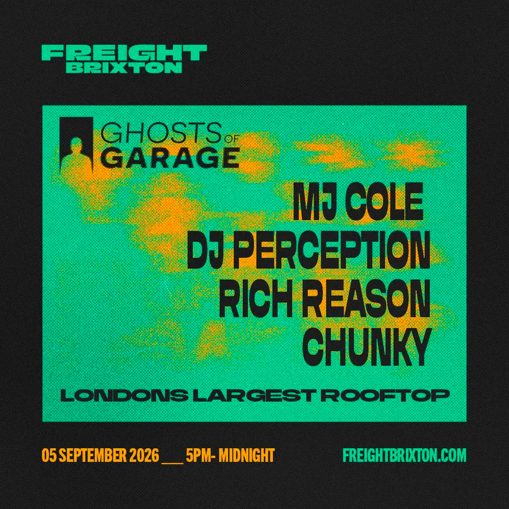 Ghost of Garage Rooftop Party W/ MJ Cole at Freight Brixton