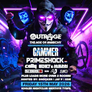 Outrage 'The Age of Anarchy' Ft. Gammer & Primeshock + More at Kooler Nightclub