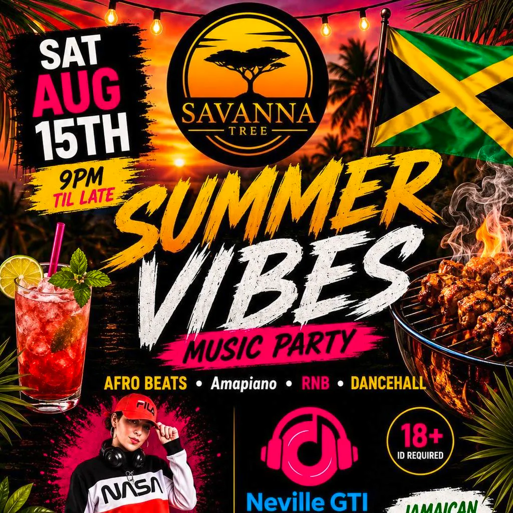 Summer vibes music party at Savanna Tree