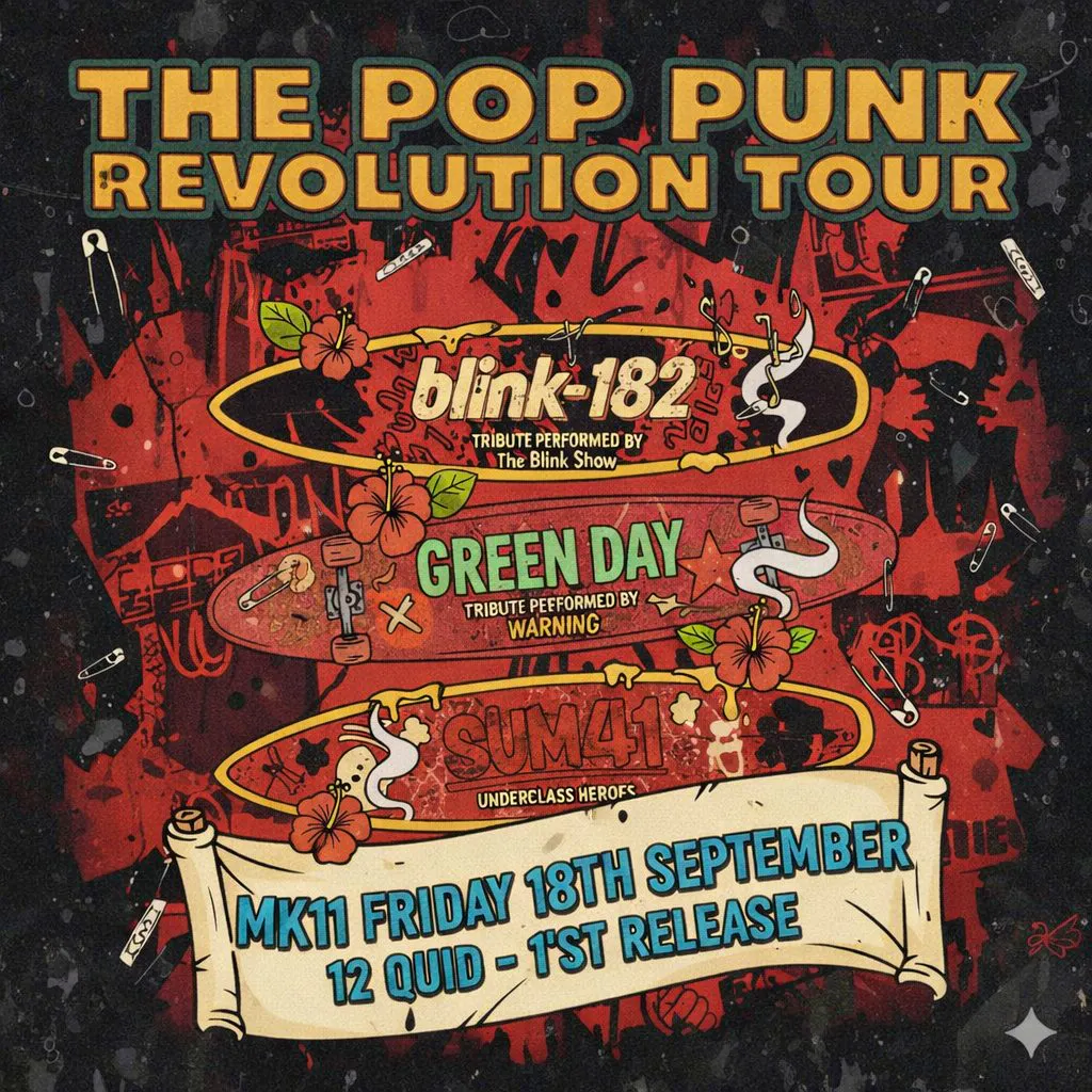 Pop Punk revolution/ MK11 Milton Keynes / 18.09.26 at MK11 LIVE MUSIC VENUE