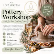 Pottery & Bubbles at The Collective