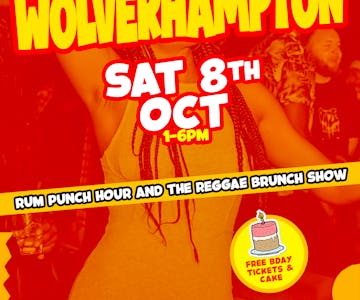 Reggae Brunch - Wolverhampton -  Saturday 8th Oct 2022