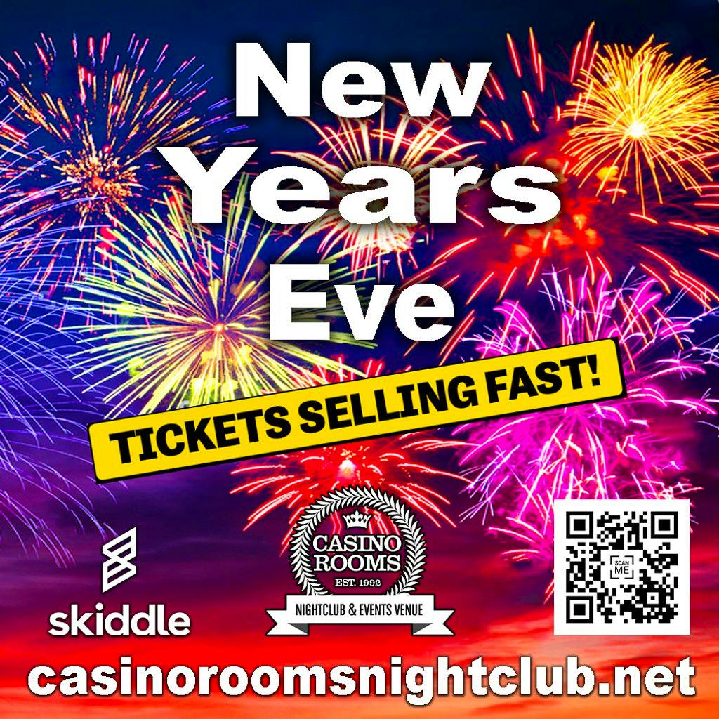 The Ultimate New Years Eve Party -  Wednesday 31st December 2025 at Casino Rooms