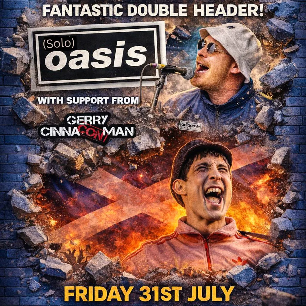 Oasis and Gerry Cinnamon Double Bill Tribute Show at The Parkway Sports Bar, Lounge And Function Suite