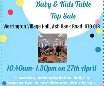Kids & Baby Table Top Sale