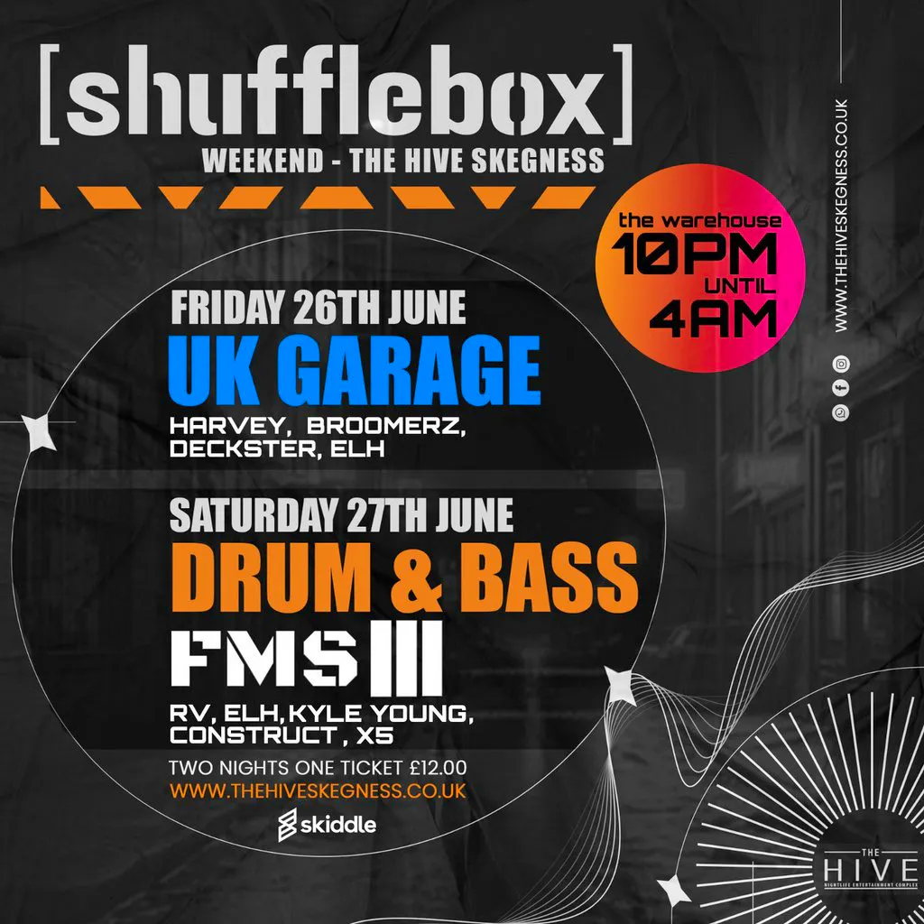 ShuffleBox Weekend at The Hive Skegness