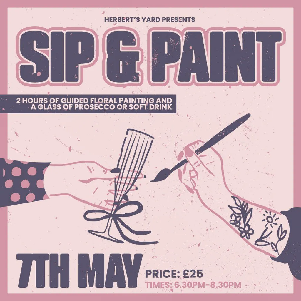 Herbert's Yard: Sip and Paint at Herberts Yard