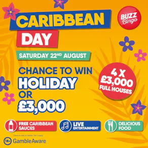 Caribbean Day - Buzz Bingo Cricklewood 22/08