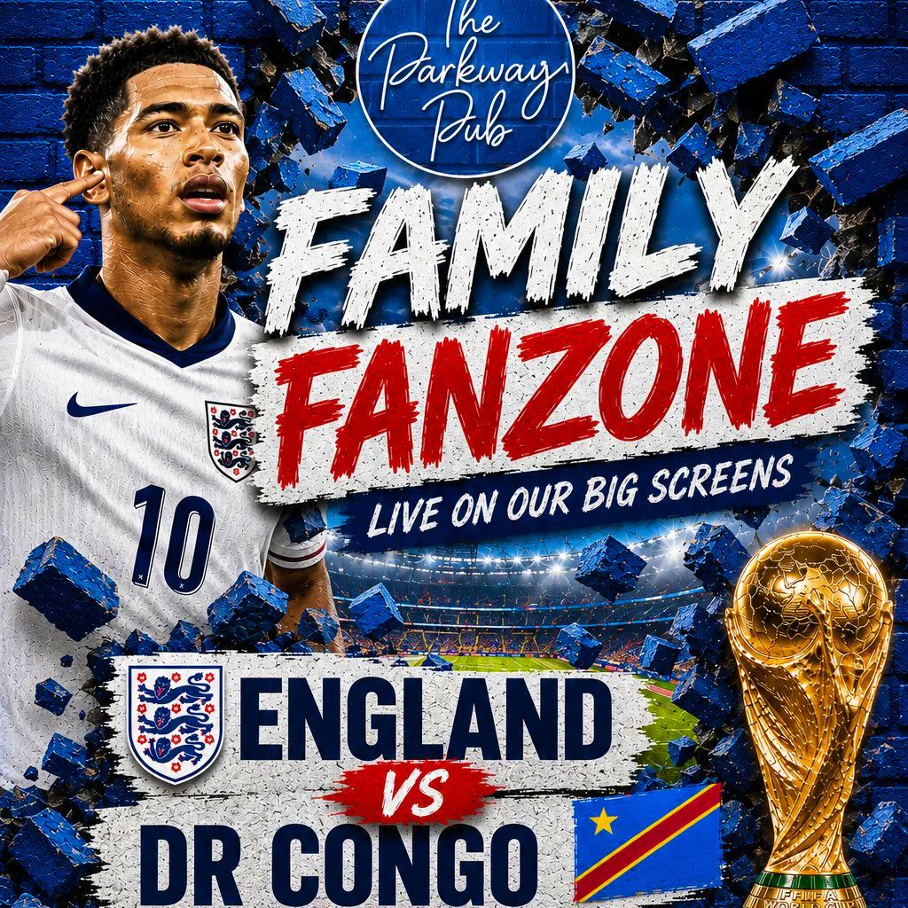 England V Dr Congo Family Fanzone at The Parkway Sports Bar, Lounge And Function Suite