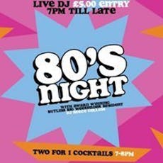 80's Night at The Lounge Club