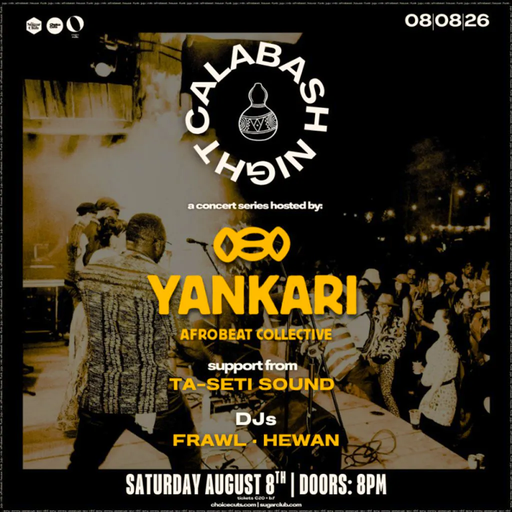 Yankari Presents: Calabash Night 2 at The Sugar Club
