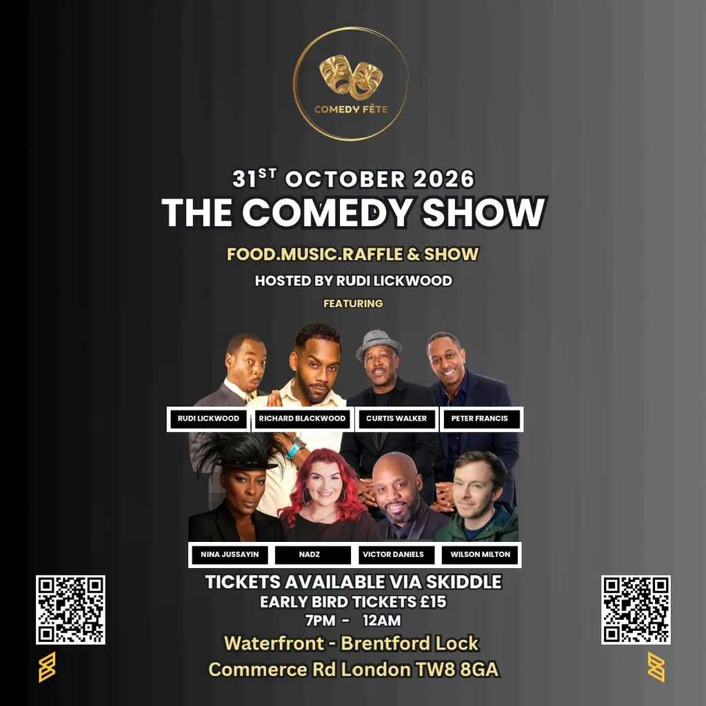 Comedy Fete presents The Comedy Show Halloween Special at Holiday Inn London Brentford Lock