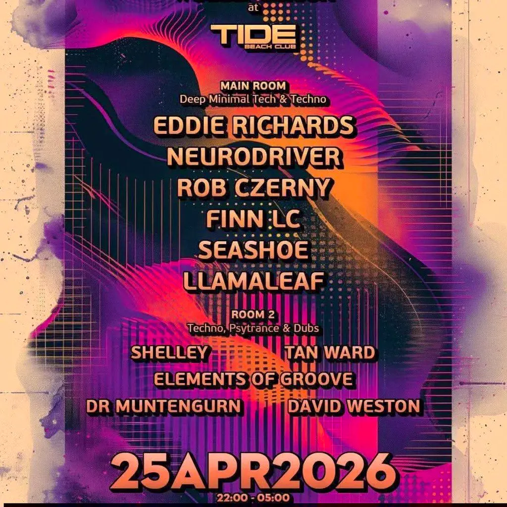 Wobbly Records and Circuit Present Eddie Richards & Neurodriver at Tide Night Club