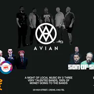 A Night Of Local Music - Avian, Son Of Shinobi & Scarlett Fever at The Arena Crewe