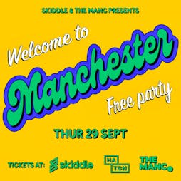 Skiddle x The Manc Freshers Closing Party Tickets | HATCH Manchester  | Thu 29th September 2022 Lineup