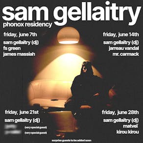 Sam Gellaitry with Jarreau Vandal, Mr. Carmack, More TBA
