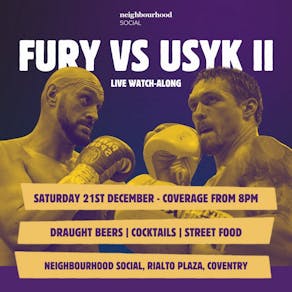 Coventry Fanzone - Fury vs Usyk II